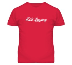 East Lansing Kansas Coca Loki Font T Shirt