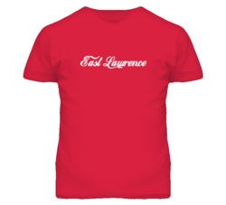 East Lawrence Kansas Coca Loki Font T Shirt