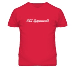 East Leavenworth Kansas Coca Loki Font T Shirt