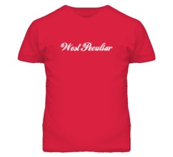 West Peculiar Missouri Coca Loki Font T Shirt