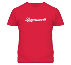 Leavenworth Kansas Coca Loki Font T Shirt