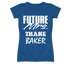 Thane Baker Kansas Sports I Love Heart T Shirt