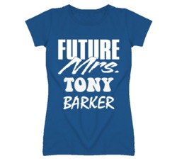 Tony Barker Kansas Sports I Love Heart T Shirt