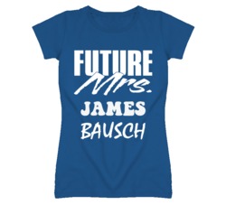 James Bausch Kansas Sports I Love Heart T Shirt
