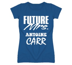 Antoine Carr Kansas Sports I Love Heart T Shirt