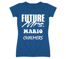 Mario Chalmers Kansas Sports I Love Heart T Shirt