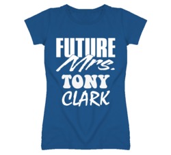 Tony Clark Kansas Sports I Love Heart T Shirt
