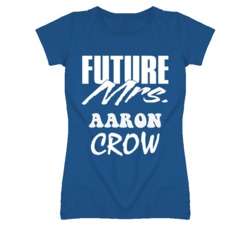 Aaron Crow Kansas Sports I Love Heart T Shirt