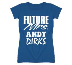 Andy Dirks Kansas Sports I Love Heart T Shirt