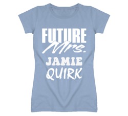 Jamie Quirk Kansas Sports I Love Heart T Shirt