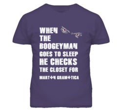 Mart?n Gram?tica Kansas Sports Boogeyman Funny Fear T Shirt