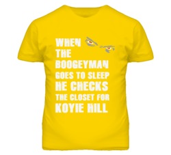 Koyie Hill Kansas Sports Boogeyman Funny Fear T Shirt