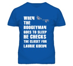 Laurie Koehn Kansas Sports Boogeyman Funny Fear T Shirt
