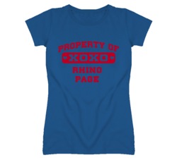 Rhino Page Kansas Sports Property Of Funny T Shirt