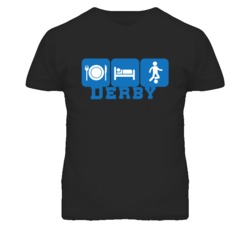 Derby Kansas Eat sleep Soccer T Shirt