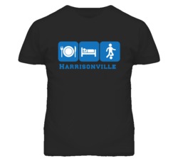 Harrisonville Missouri Eat sleep Soccer T Shirt