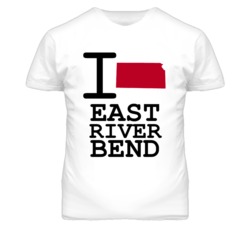 East River Bend Missouri I Heart Love State T Shirt