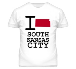 South Kansas City Kansas I Heart Love State T Shirt