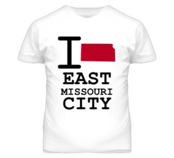 East Missouri City Missouri I Heart Love State T Shirt