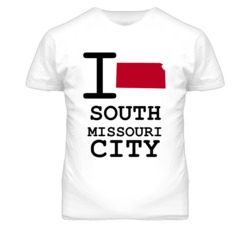 South Missouri City Missouri I Heart Love State T Shirt