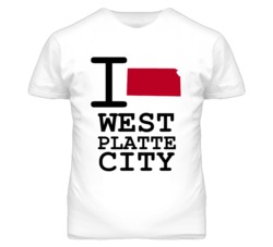 West Platte City Missouri I Heart Love State T Shirt