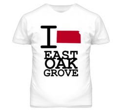 East Oak Grove Missouri I Heart Love State T Shirt