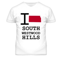 South Westwood Hills Kansas I Heart Love State T Shirt
