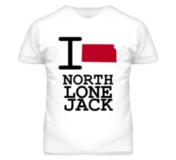 North Lone Jack Missouri I Heart Love State T Shirt