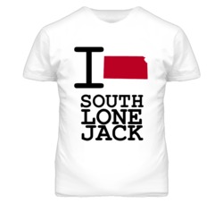 South Lone Jack Missouri I Heart Love State T Shirt