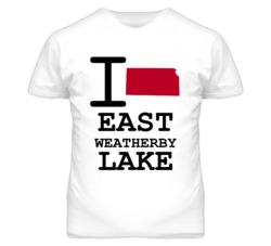 East Weatherby Lake Missouri I Heart Love State T Shirt