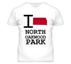 North Oakwood Park Missouri I Heart Love State T Shirt