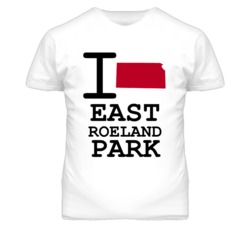 East Roeland Park Kansas I Heart Love State T Shirt