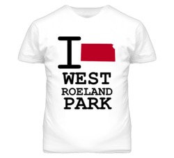 West Roeland Park Kansas I Heart Love State T Shirt
