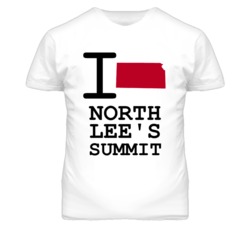 North Lee's Summit Missouri I Heart Love State T Shirt