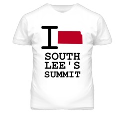 South Lee's Summit Missouri I Heart Love State T Shirt