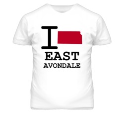 East Avondale Missouri I Heart Love State T Shirt
