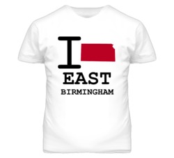 East Birmingham Missouri I Heart Love State T Shirt