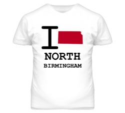 North Birmingham Missouri I Heart Love State T Shirt
