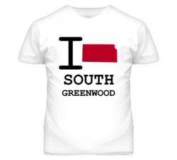 South Greenwood Missouri I Heart Love State T Shirt