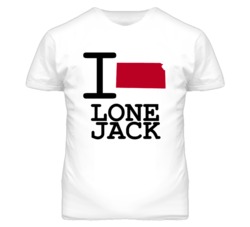 Lone Jack Missouri I Heart Love State T Shirt