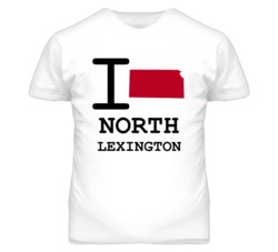 North Lexington Missouri I Heart Love State T Shirt