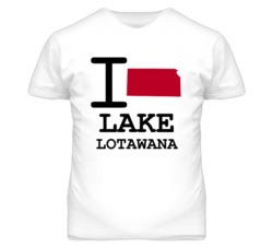 Lake Lotawana Missouri I Heart Love State T Shirt