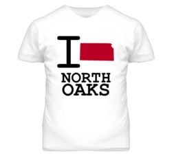 North Oaks Missouri I Heart Love State T Shirt