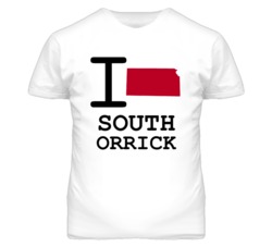 South Orrick Missouri I Heart Love State T Shirt