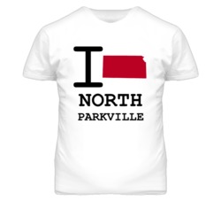 North Parkville Missouri I Heart Love State T Shirt
