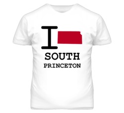 South Princeton Kansas I Heart Love State T Shirt