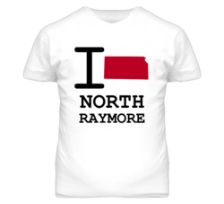North Raymore Missouri I Heart Love State T Shirt