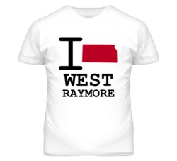 West Raymore Missouri I Heart Love State T Shirt