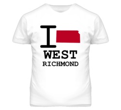 West Richmond Missouri I Heart Love State T Shirt