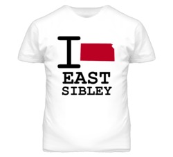 East Sibley Missouri I Heart Love State T Shirt